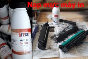 1 Công đoạn nạp mực máy in Thủ Dầu Một