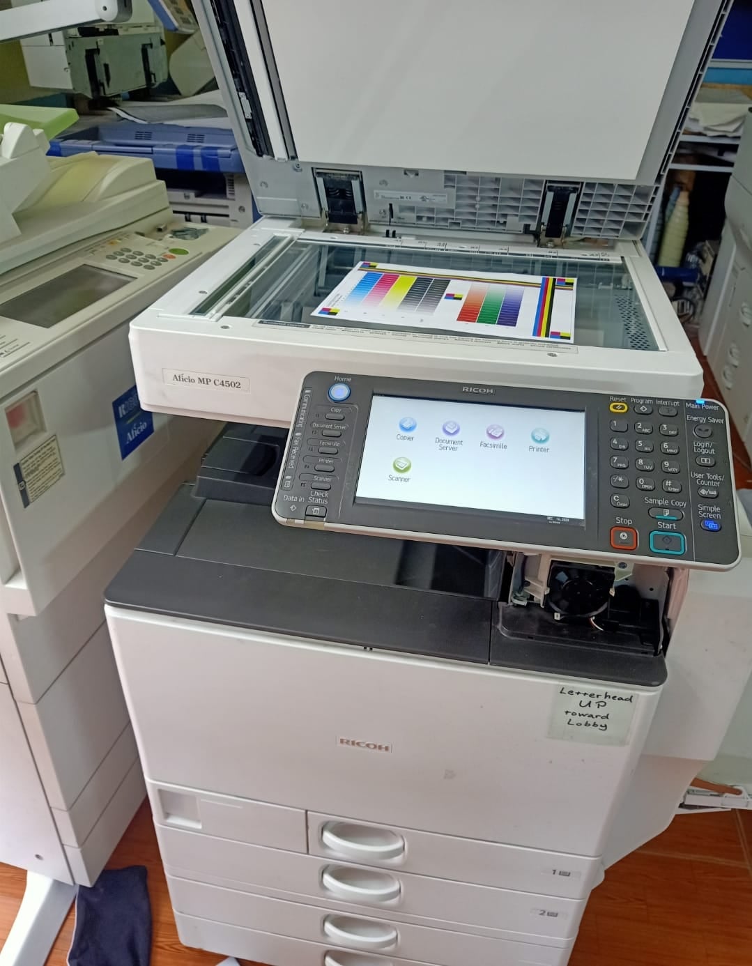 Bán máy photocopy cũ tại Bình Dương - ricoh màu MPC4502 (2)